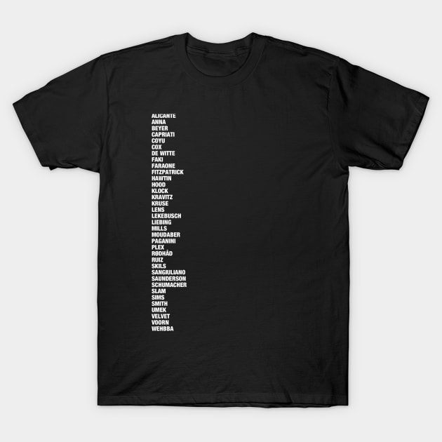 TECHNO ROLL CALL T-Shirt by Techniche